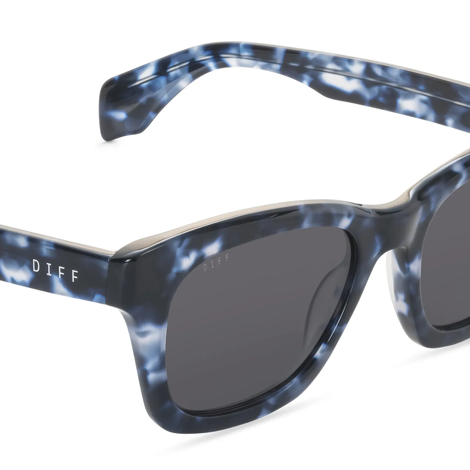 DEAN - MIDNIGHT MARBLE + GREY + POLARIZED SUNGLASSES sold by Diff Eyewear product image thumbnail 3