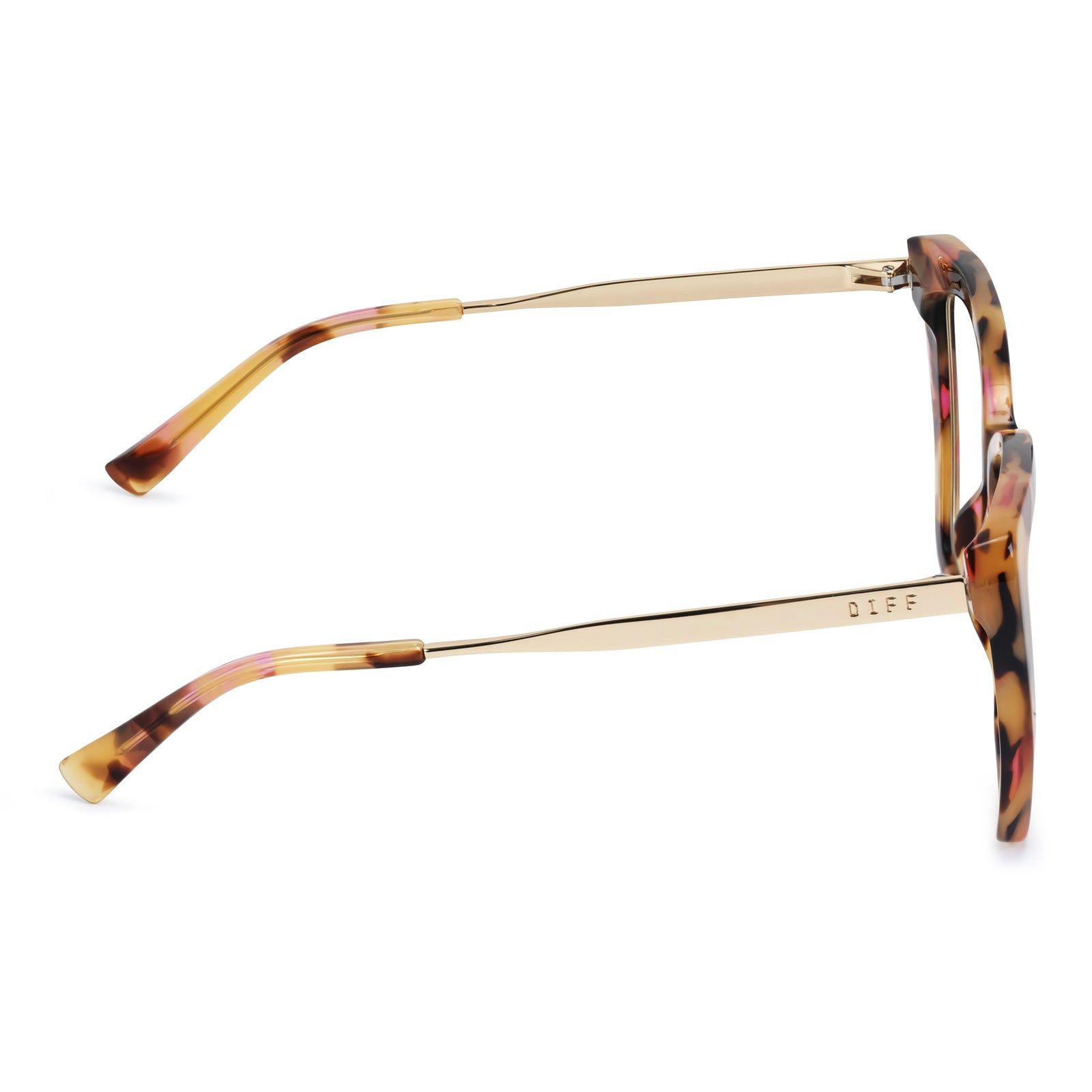 BECKY IV - LOTUS TORTOISE + BLUE LIGHT TECHNOLOGY GLASSES sold by Diff Eyewear product image thumbnail 3