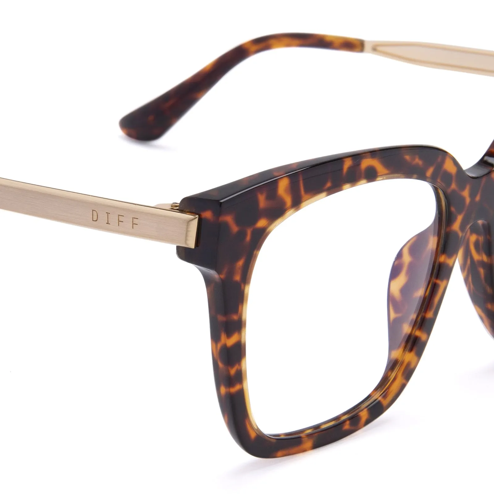 BELLA XS - WILDCAT LEOPARD + BLUE LIGHT TECHNOLOGY GLASSES sold by Diff Eyewear product image thumbnail 3