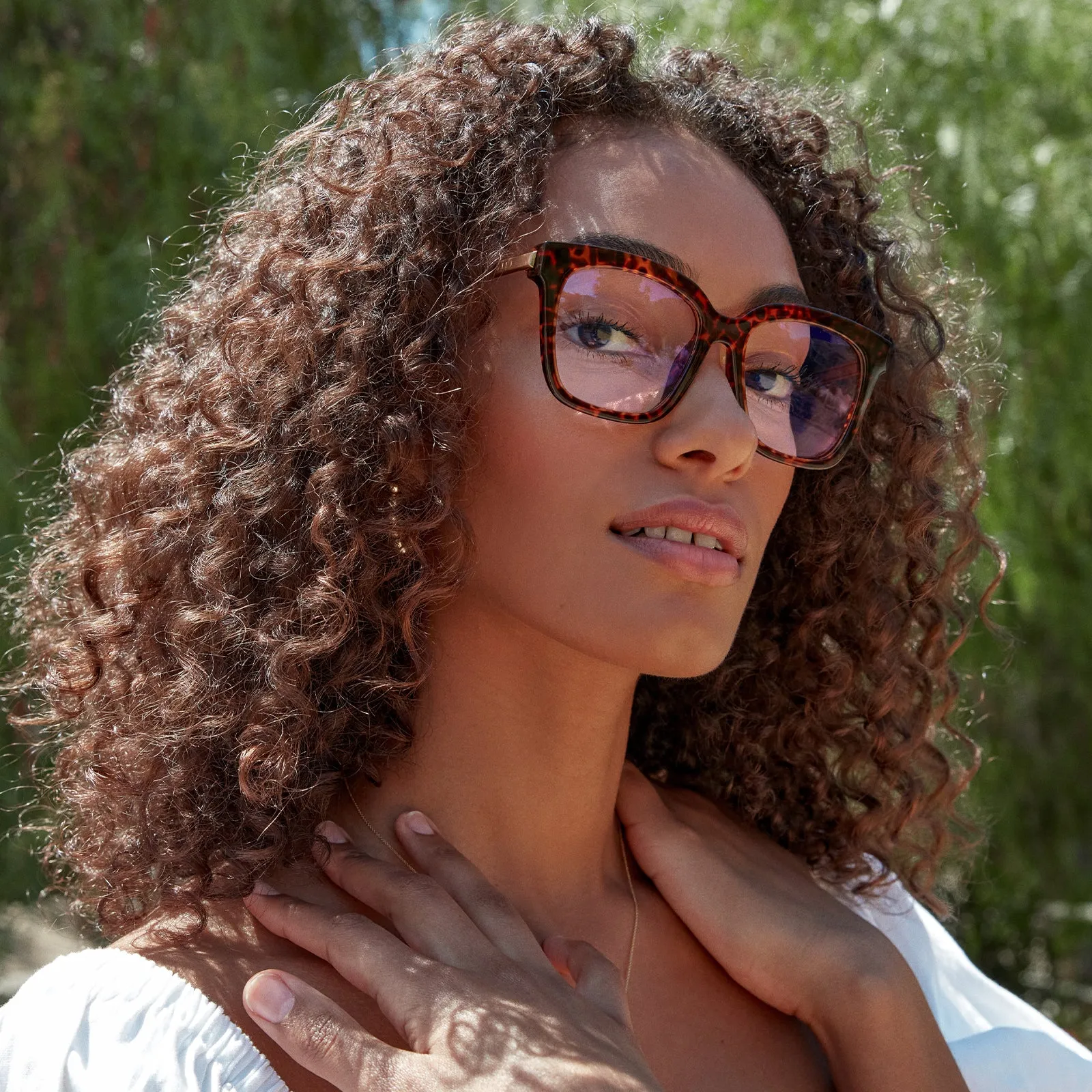 BELLA XS - WILDCAT LEOPARD + BLUE LIGHT TECHNOLOGY GLASSES sold by Diff Eyewear product image thumbnail 5