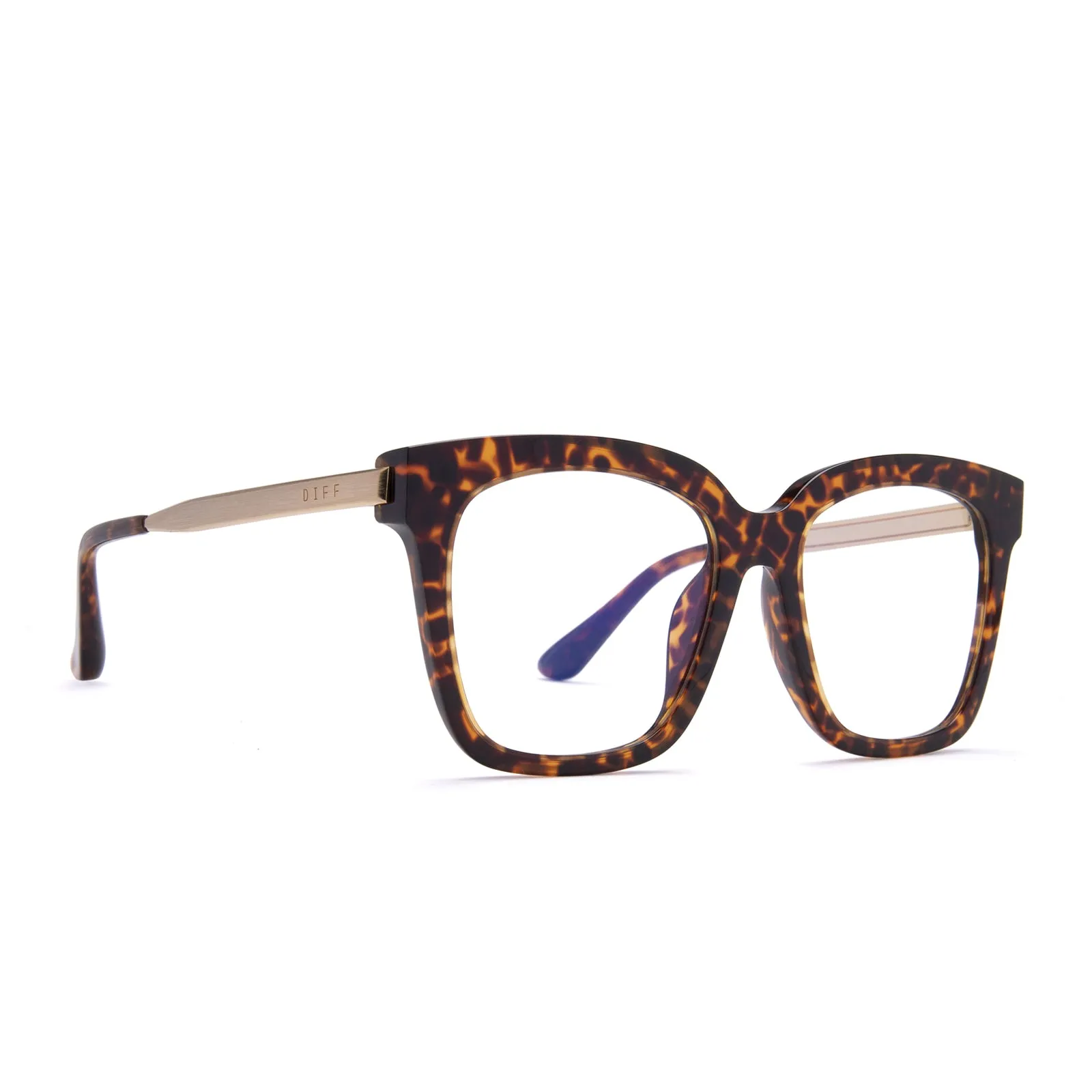 BELLA XS - WILDCAT LEOPARD + BLUE LIGHT TECHNOLOGY GLASSES sold by Diff Eyewear product image thumbnail 2