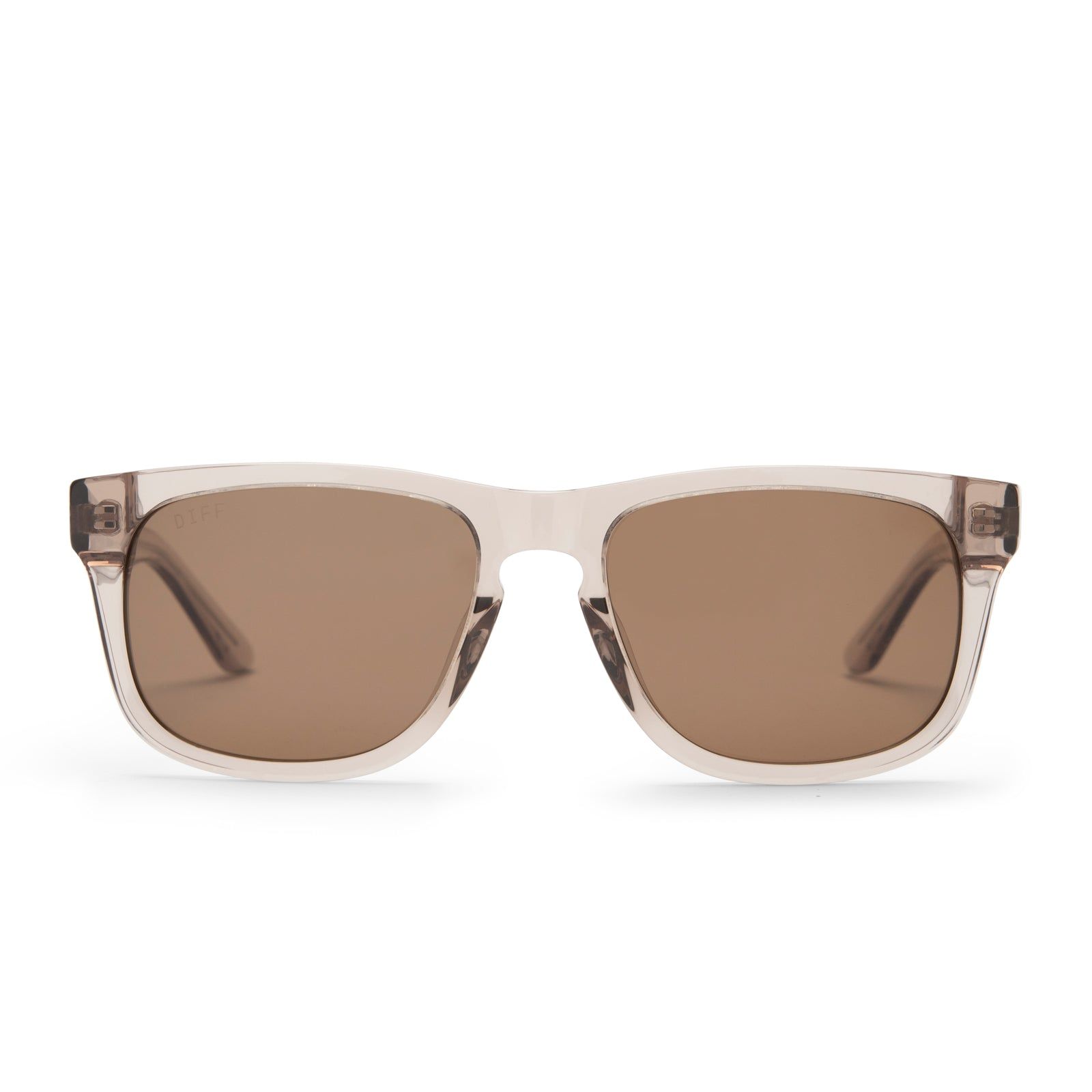 RILEY - VINTAGE CRYSTAL + BROWN POLARIZED sold by Diff Eyewear