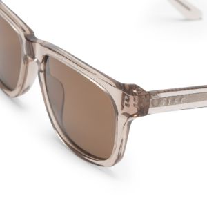 RILEY - VINTAGE CRYSTAL + BROWN POLARIZED sold by Diff Eyewear