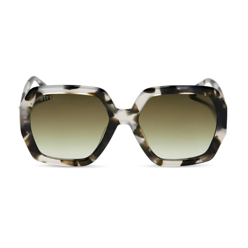NOLA - KOMBU + OLIVE GRADIENT + POLARIZED SUNGLASSES sold by Diff Eyewear