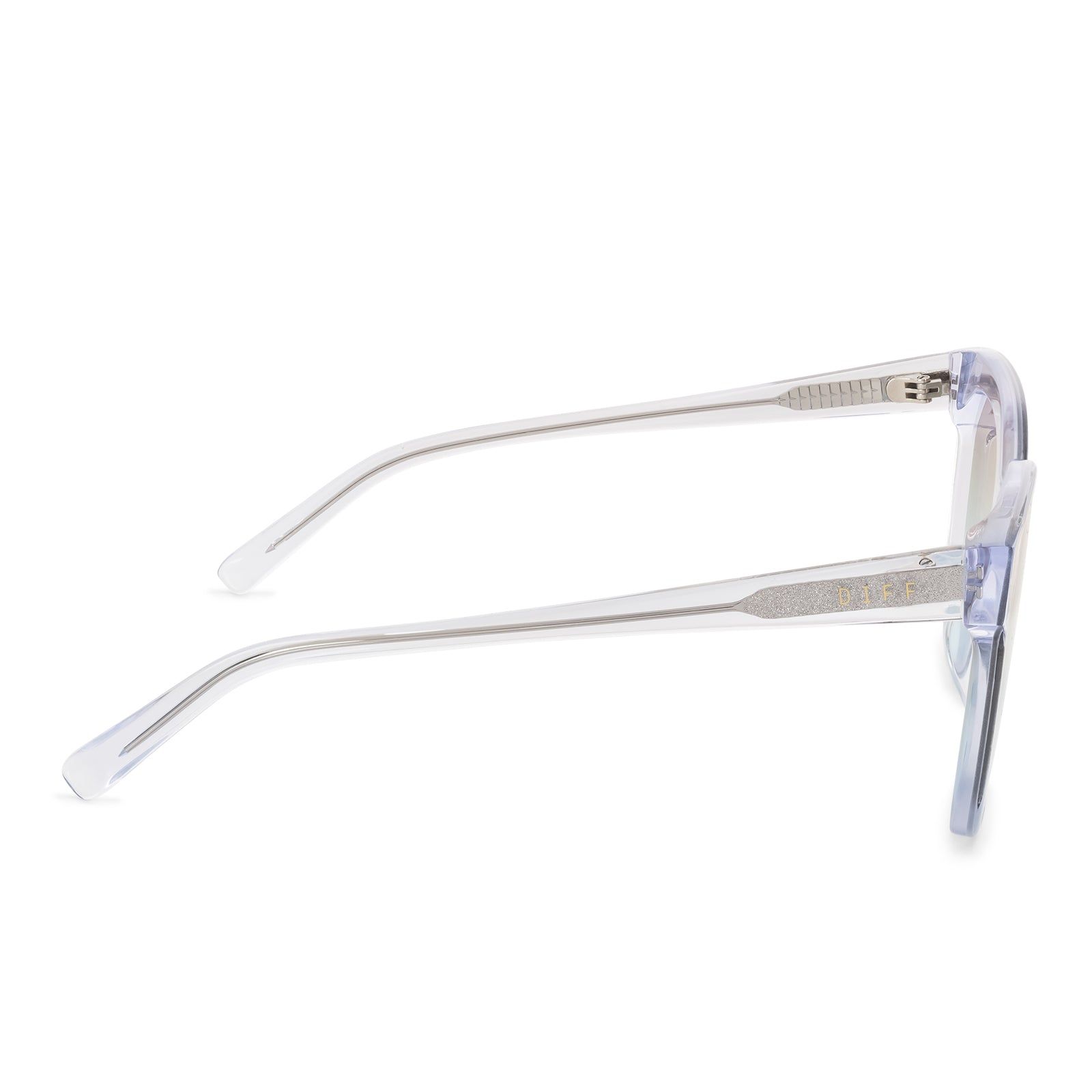 GIA - CLEAR + RAINBOW FLASH SUNGLASSES sold by Diff Eyewear product image thumbnail 4