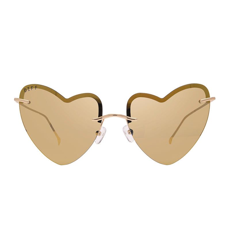 REMY - GOLD + GOLD MIRROR sold by Diff Eyewear