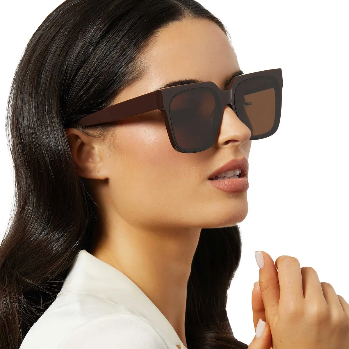 THEA - TRUFFLE + TRUFFLE SUNGLASSES sold by Diff Eyewear product image thumbnail 5