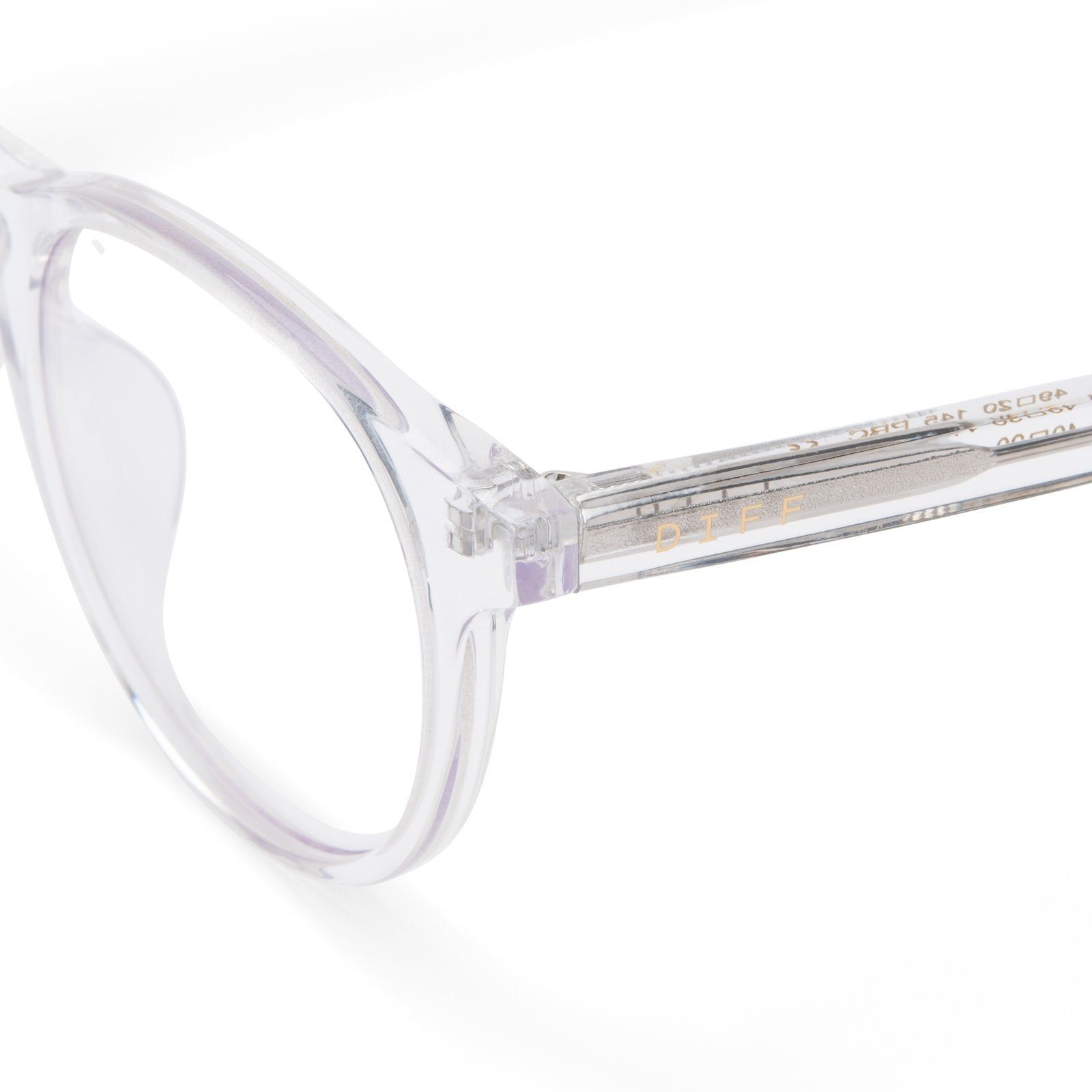 SAWYER - CLEAR + BLUE LIGHT TECHNOLOGY GLASSES sold by Diff Eyewear product image thumbnail 4