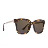 BELLA - DARK TORTOISE + GOLD MIRROR SUNGLASSES sold by Diff Eyewear