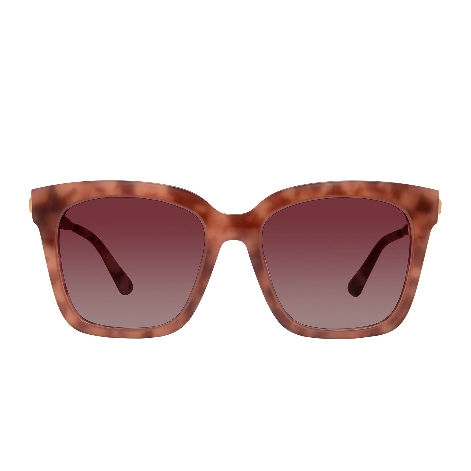 BELLA - PLUM TORTOISE + WINE GRADIENT SUNGLASSES sold by Diff Eyewear