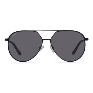 COLIN - BLACK + GREY + POLARIZED SUNGLASSES sold by Diff Eyewear