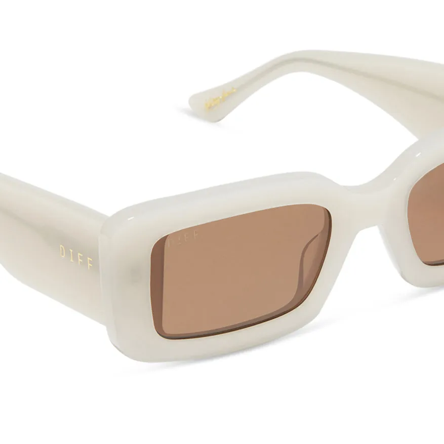 TTYL - MILKY BEIGE + BROWN SUNGLASSES sold by Diff Eyewear product image thumbnail 4