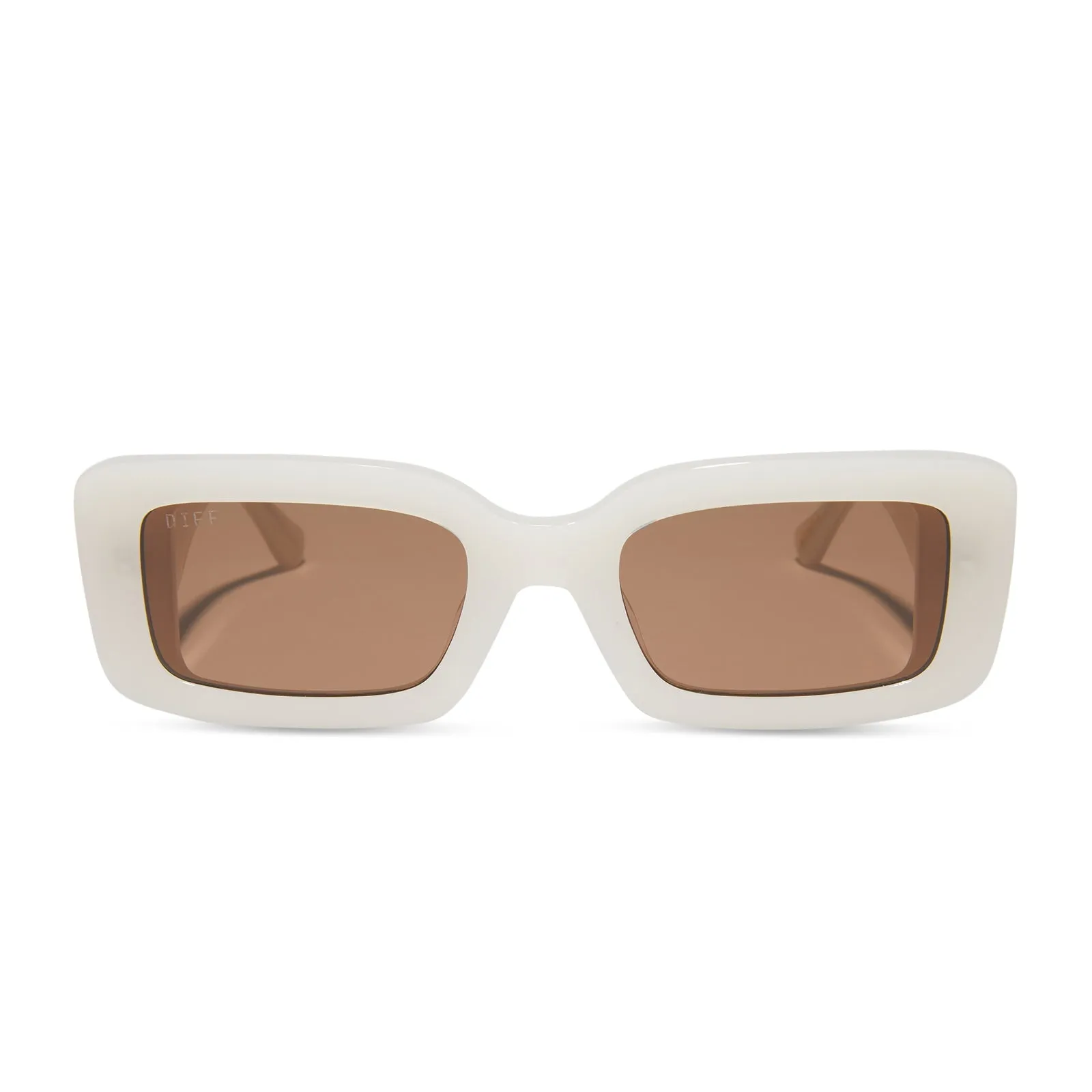 TTYL - MILKY BEIGE + BROWN SUNGLASSES sold by Diff Eyewear