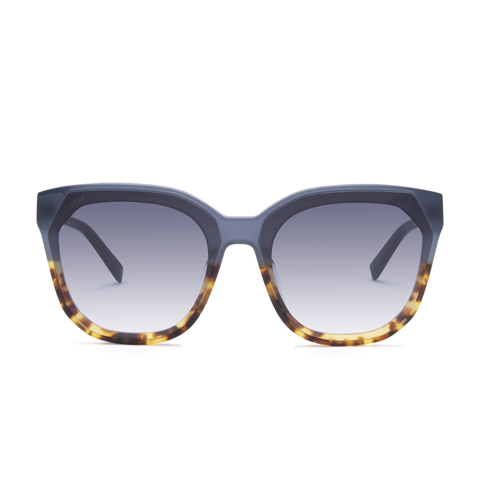 GIA - SAPPHIRE TERRAIN + GREY GRADIENT SUNGLASSES sold by Diff Eyewear