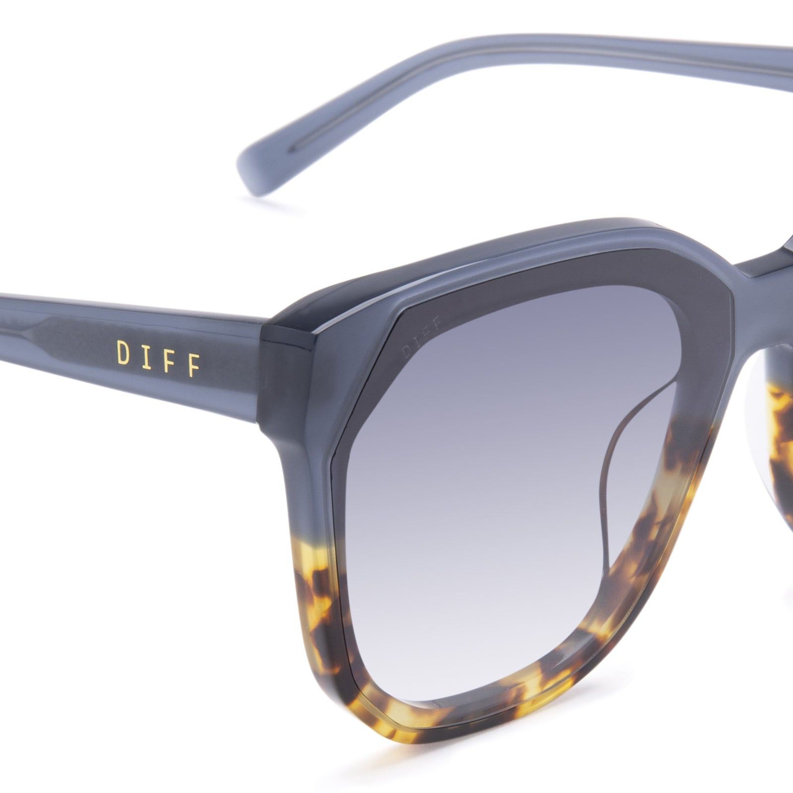 GIA - SAPPHIRE TERRAIN + GREY GRADIENT SUNGLASSES sold by Diff Eyewear product image thumbnail 3