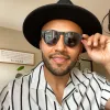 CODY - MATTE BLACK + BLUE GRADIENT FLASH + POLARIZED SUNGLASSES sold by Diff Eyewear