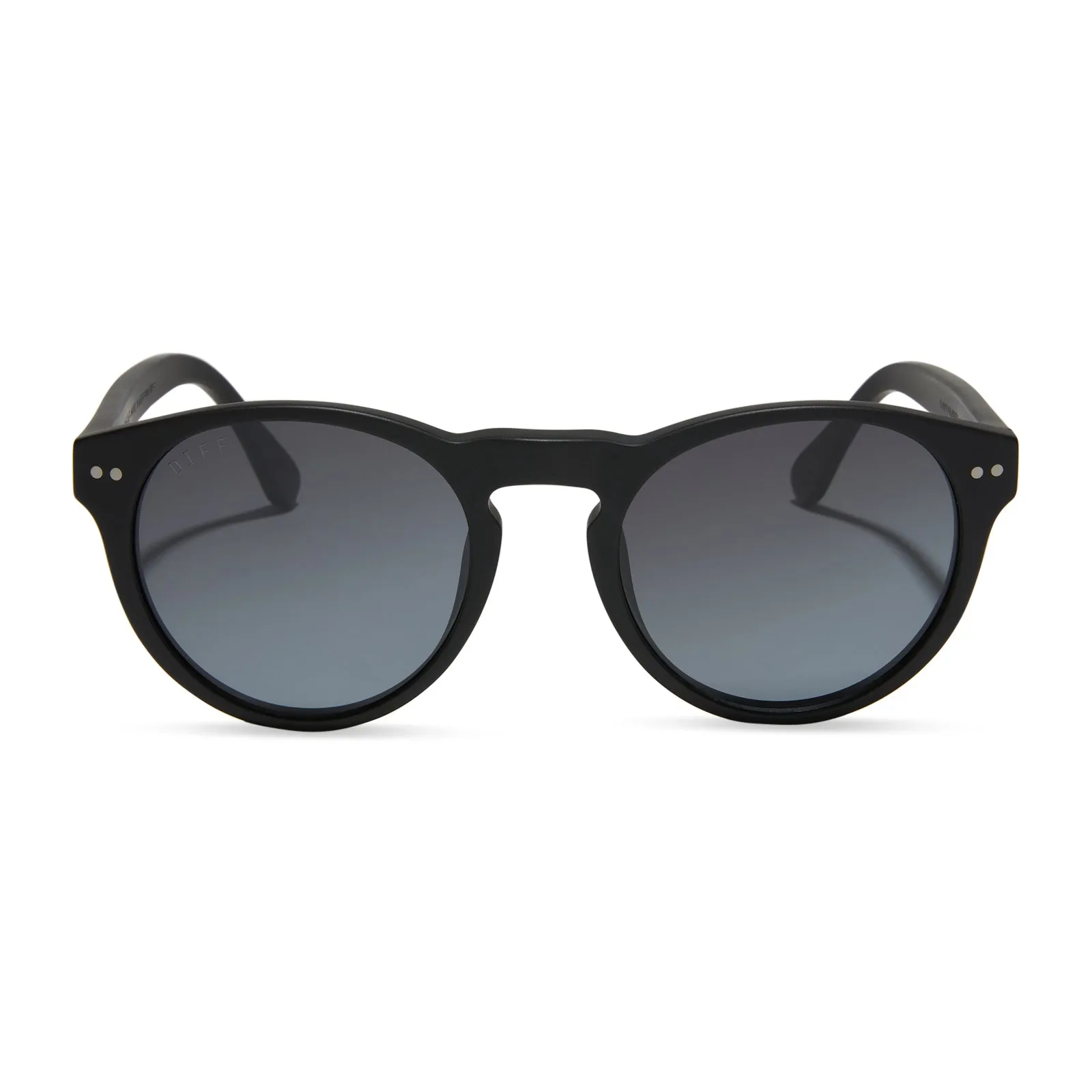 CODY - MATTE BLACK + BLUE GRADIENT FLASH + POLARIZED SUNGLASSES sold by Diff Eyewear