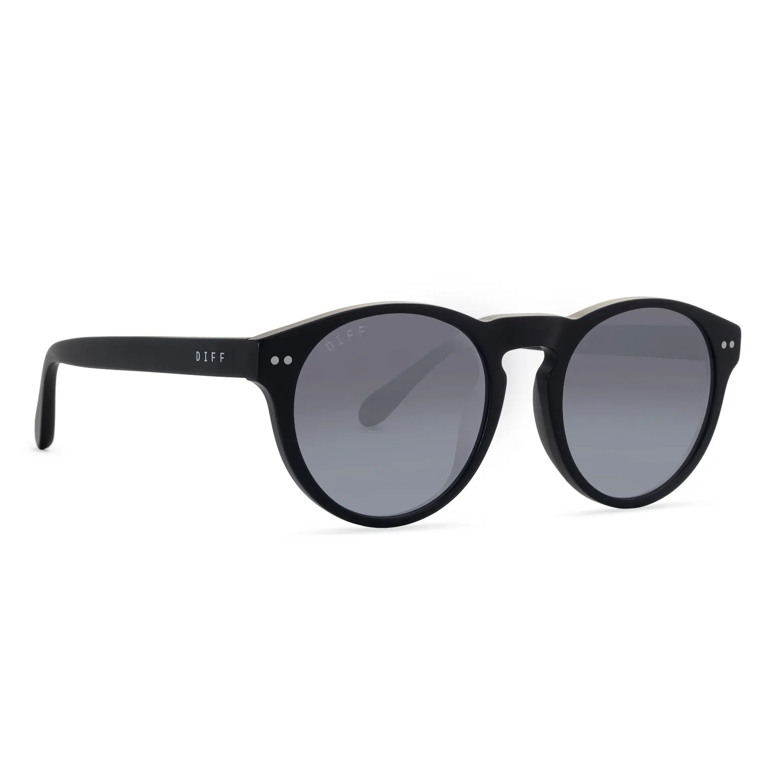CODY - MATTE BLACK + BLUE GRADIENT FLASH + POLARIZED SUNGLASSES sold by Diff Eyewear product image thumbnail 2