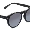 CODY - MATTE BLACK + BLUE GRADIENT FLASH + POLARIZED SUNGLASSES sold by Diff Eyewear