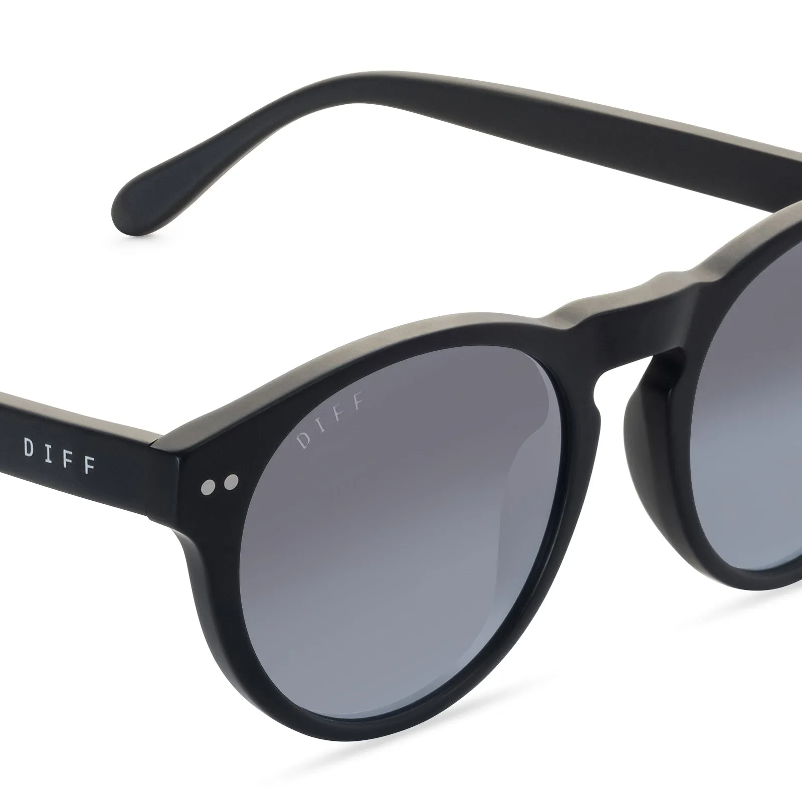 CODY - MATTE BLACK + BLUE GRADIENT FLASH + POLARIZED SUNGLASSES sold by Diff Eyewear product image thumbnail 3