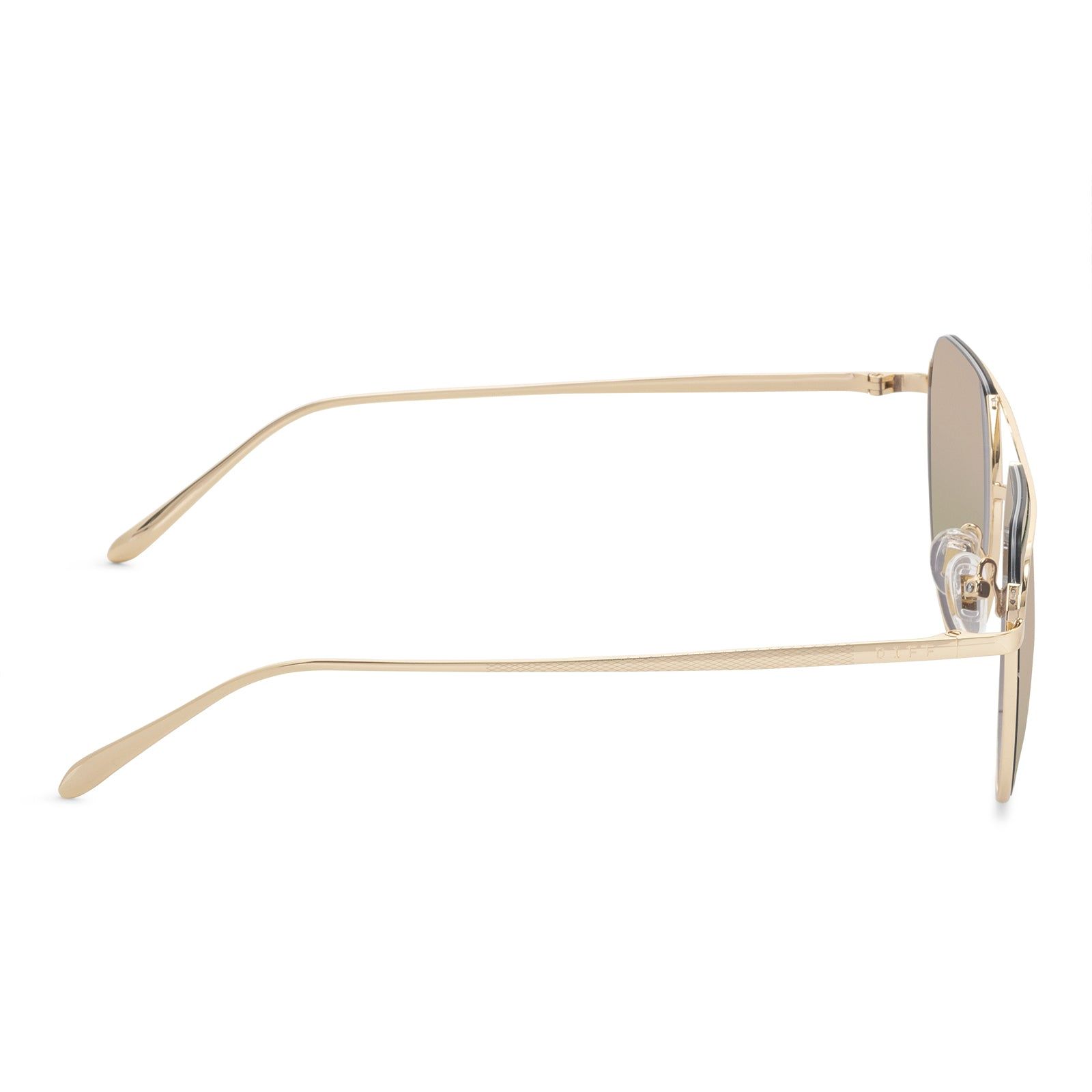 RAYNE - GOLD + CHERRY BLOSSOM MIRROR SUNGLASSES sold by Diff Eyewear product image thumbnail 4