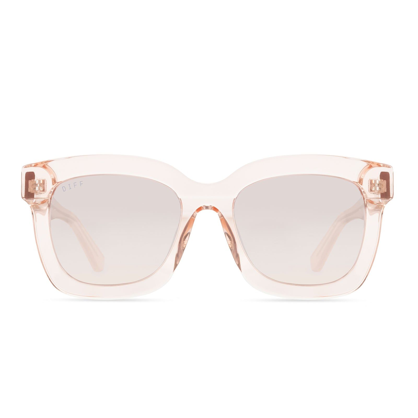 CARSON - SANDSTONE CRYSTAL + BEIGE MIRROR SUNGLASSES sold by Diff Eyewear