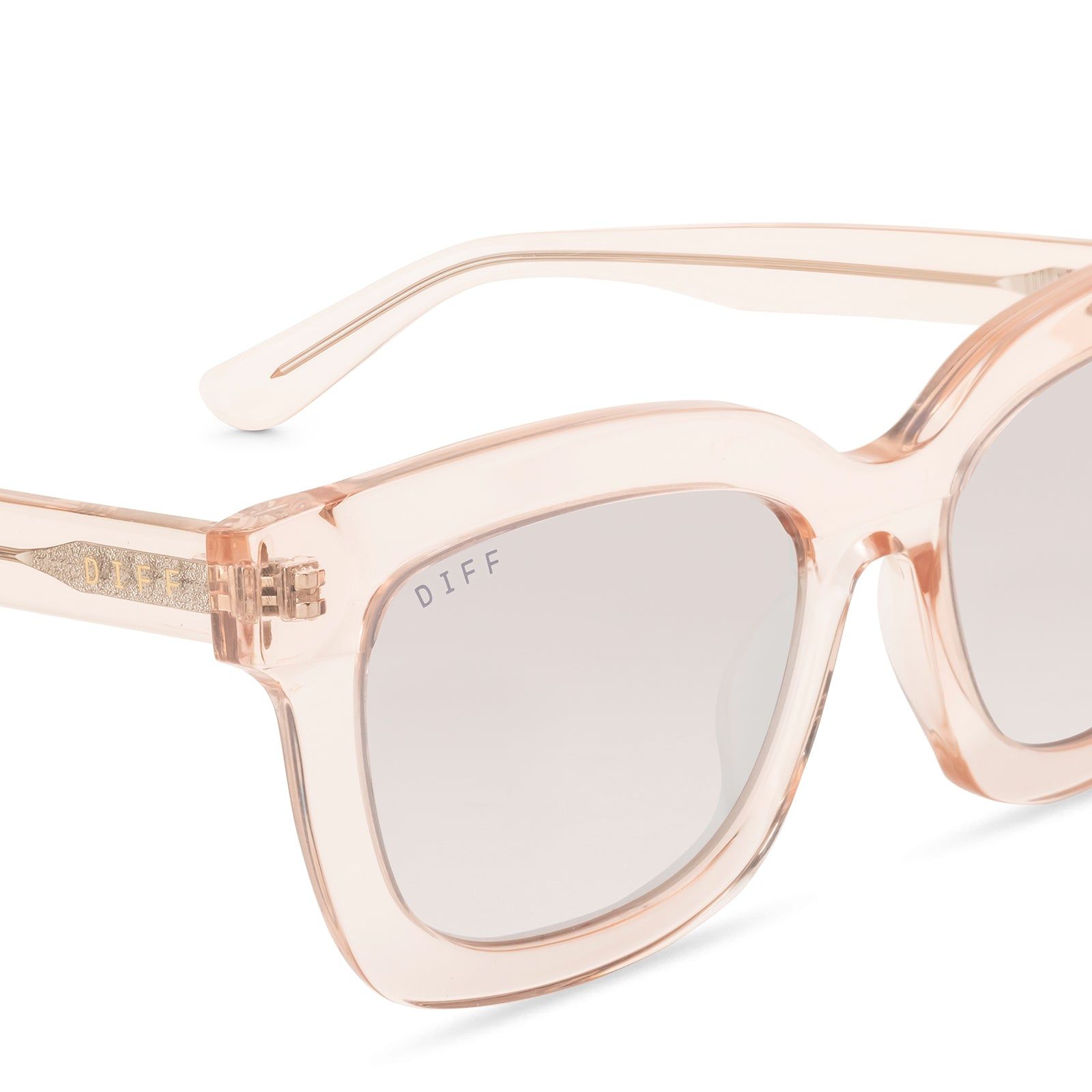 CARSON - SANDSTONE CRYSTAL + BEIGE MIRROR SUNGLASSES sold by Diff Eyewear product image thumbnail 3