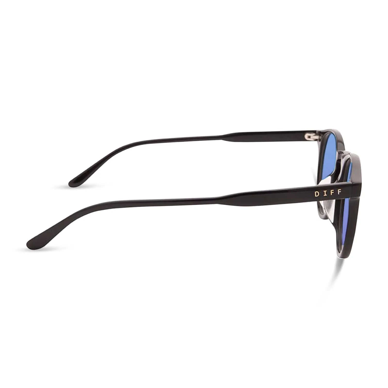 SAWYER - BLACK + PURPLE MIRROR SUNGLASSES sold by Diff Eyewear product image thumbnail 3