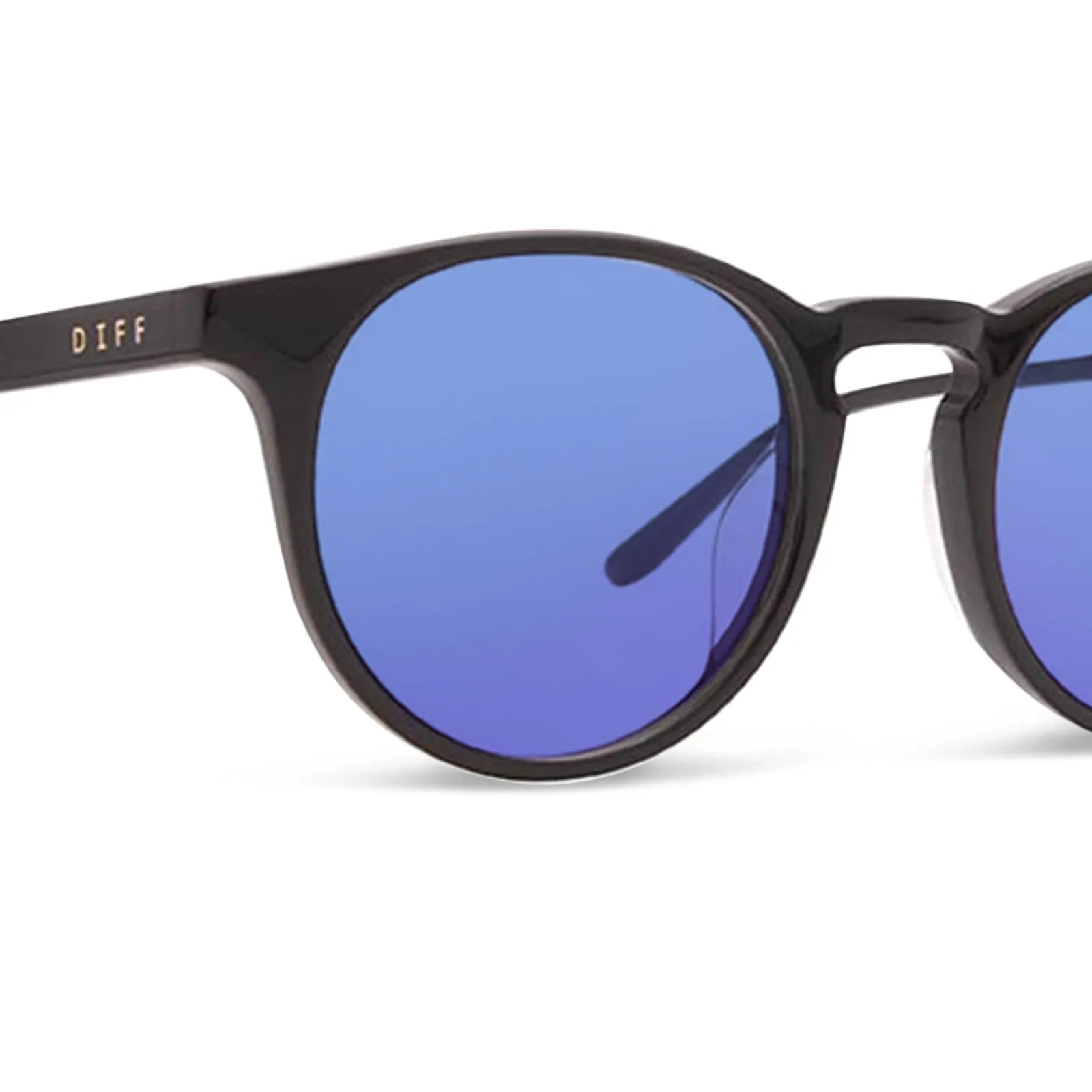 SAWYER - BLACK + PURPLE MIRROR SUNGLASSES sold by Diff Eyewear product image thumbnail 4