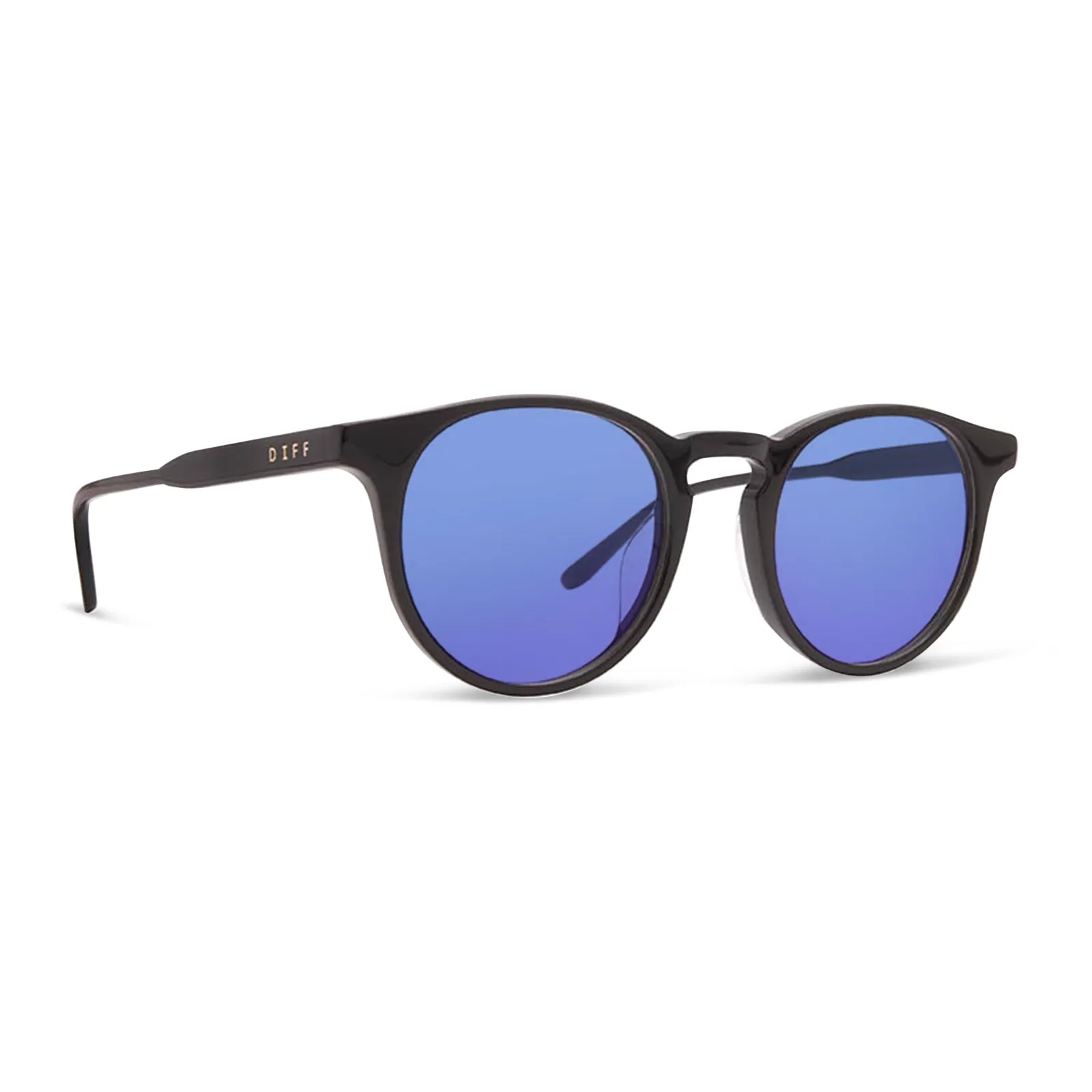 SAWYER - BLACK + PURPLE MIRROR SUNGLASSES sold by Diff Eyewear product image thumbnail 2