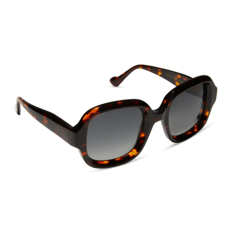 GISELE - RICH TORTOISE + GREY GRADIENT + POLARIZED SUNGLASSES sold by Diff Eyewear