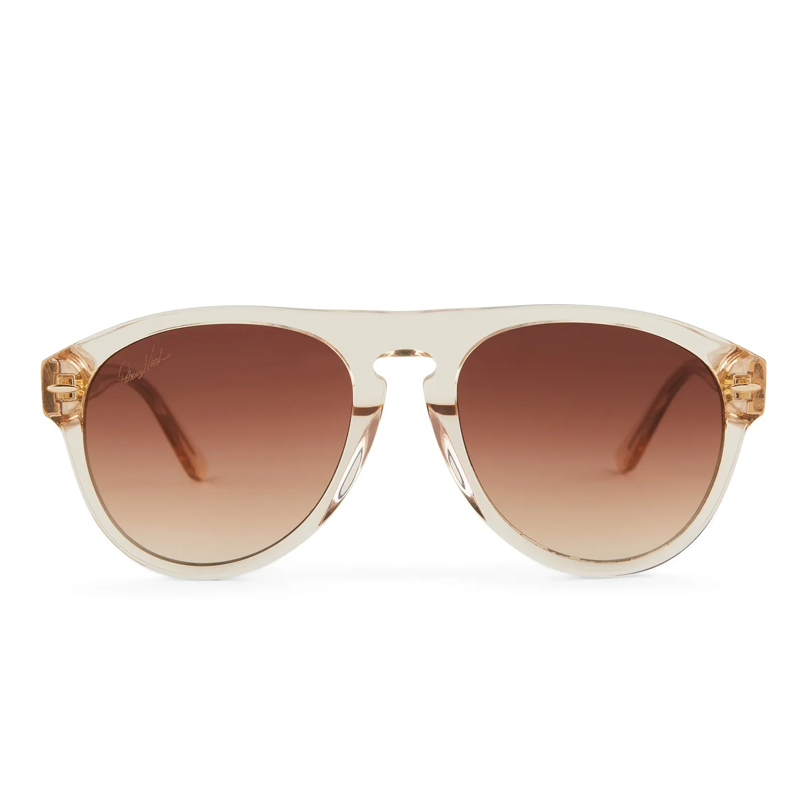 PATRICIA NASH - MCQUEEN + SAND CRYSTAL + BROWN GRADIENT SUNGLASSES sold by Diff Eyewear