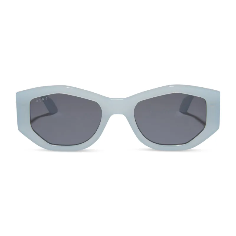 ZOE - BLUE DUST + GREY SUNGLASSES sold by Diff Eyewear
