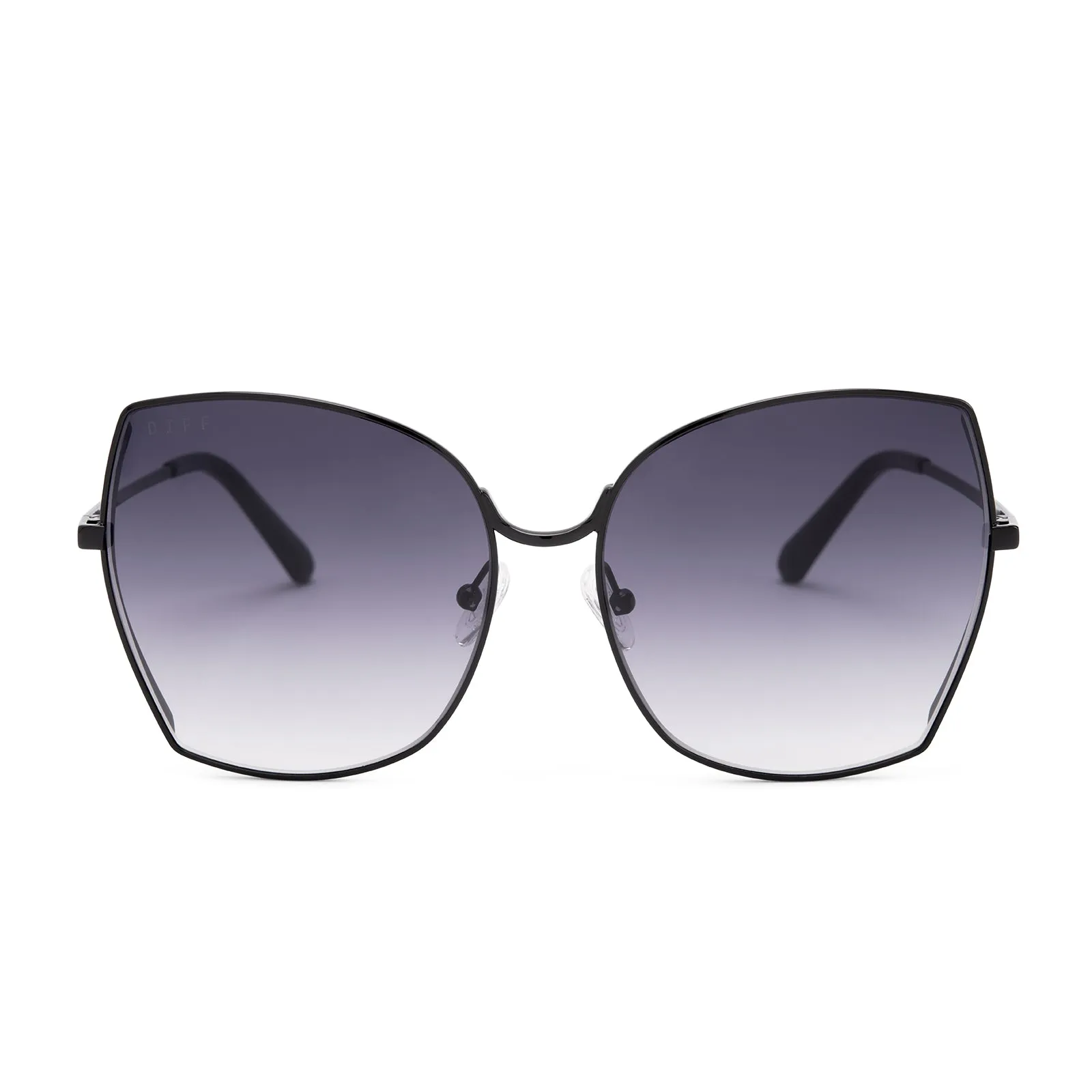 DONNA - BLACK + GREY GRADIENT SUNGLASSES sold by Diff Eyewear
