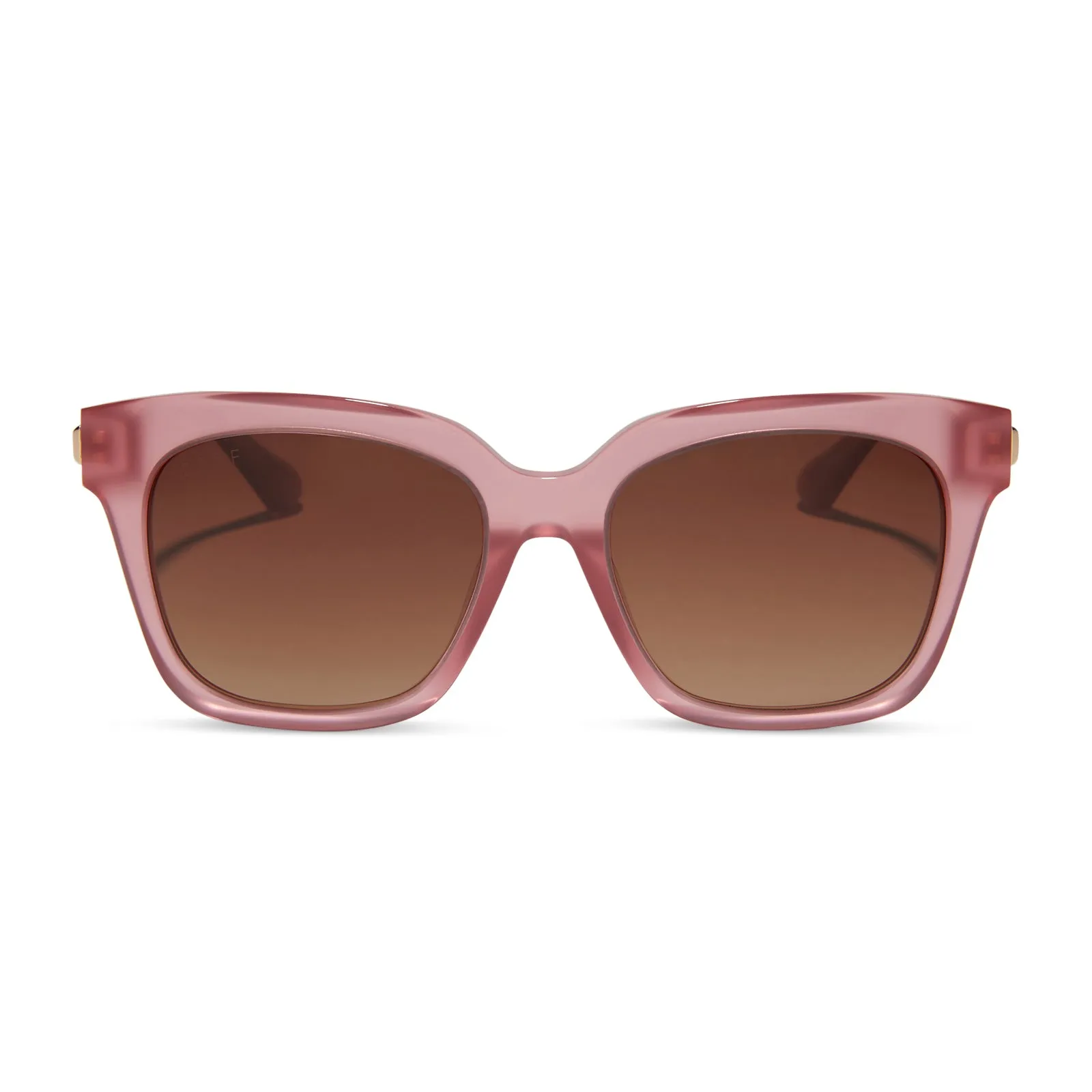 BELLA XS - GUAVA + BROWN GRADIENT + POLARIZED SUNGLASSES sold by Diff Eyewear