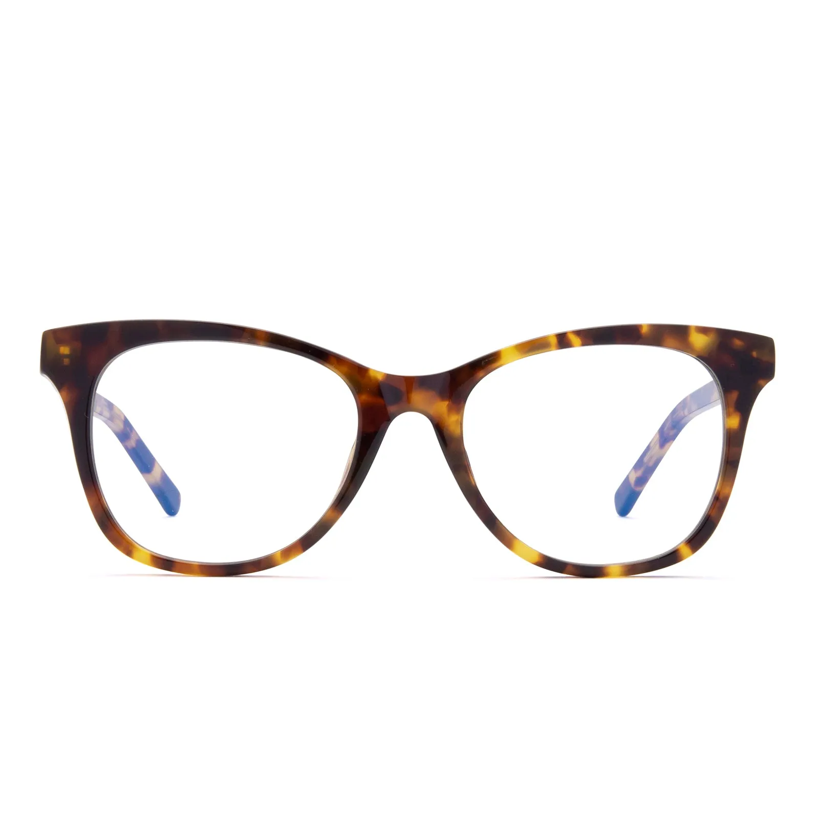 CARINA - AMBER TORTOISE + BLUE LIGHT TECHNOLOGY GLASSES sold by Diff Eyewear