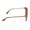 BELLA XS - SALTED CARAMEL + BROWN GRADIENT + POLARIZED SUNGLASSES sold by Diff Eyewear