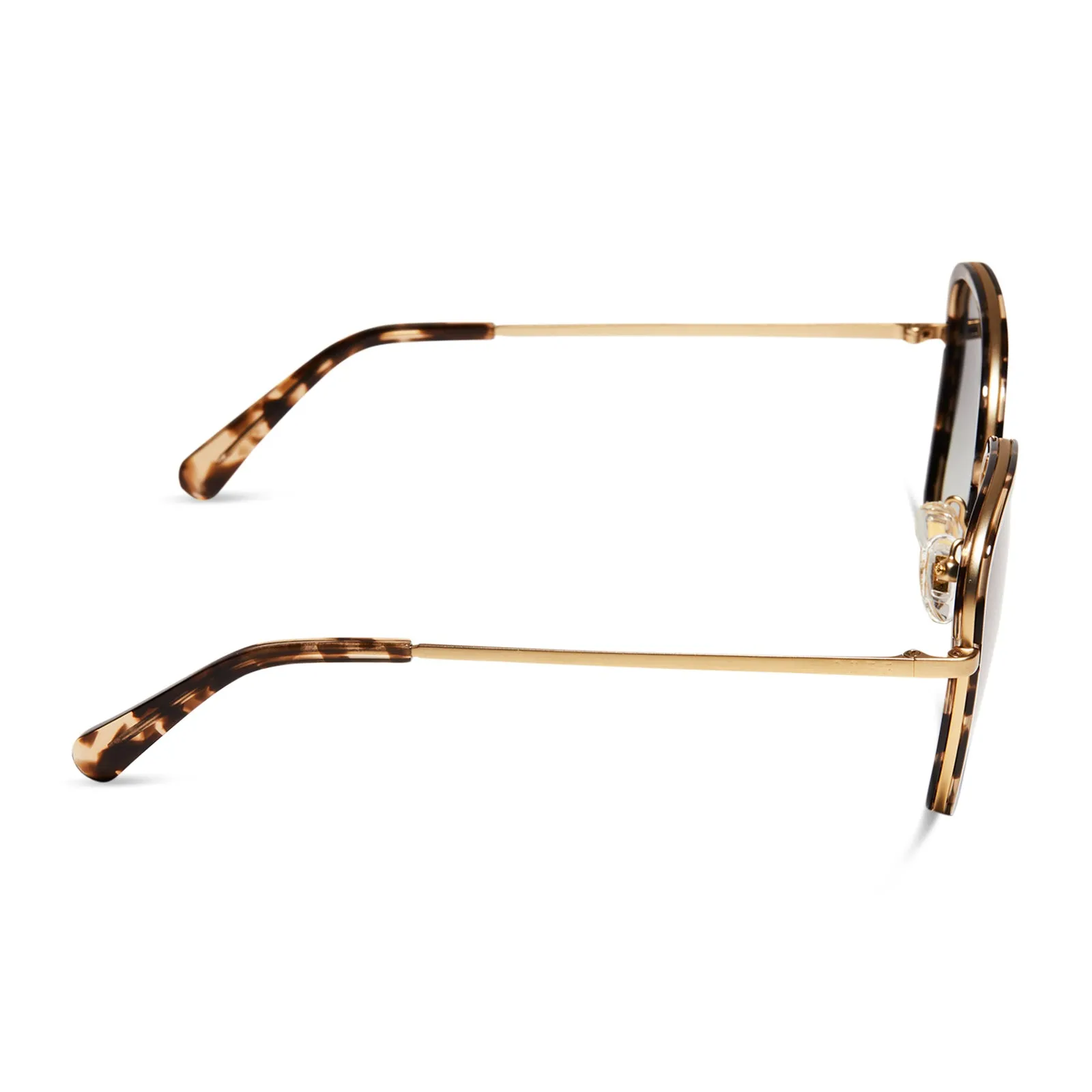 GENEVIVE - ESPRESSO TORTOISE + GREY GRADIENT SUNGLASSES sold by Diff Eyewear product image thumbnail 3