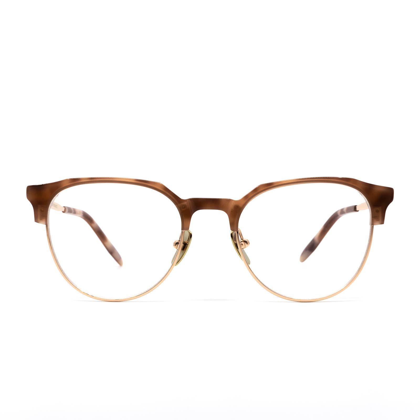 KIRA - ROSE GOLD + PLUM TORTOISE +CLEAR GLASSES sold by Diff Eyewear