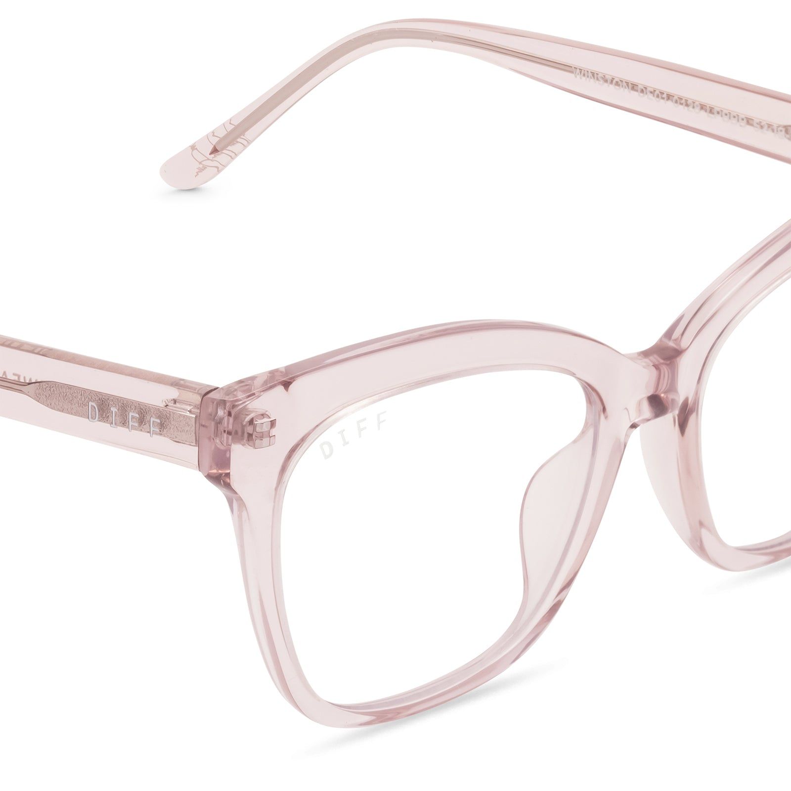 JESSIE JAMES DECKER - WINSTON + LIGHT PINK CRYSTAL + BLUE LIGHT TECHNOLOGY sold by Diff Eyewear product image thumbnail 3