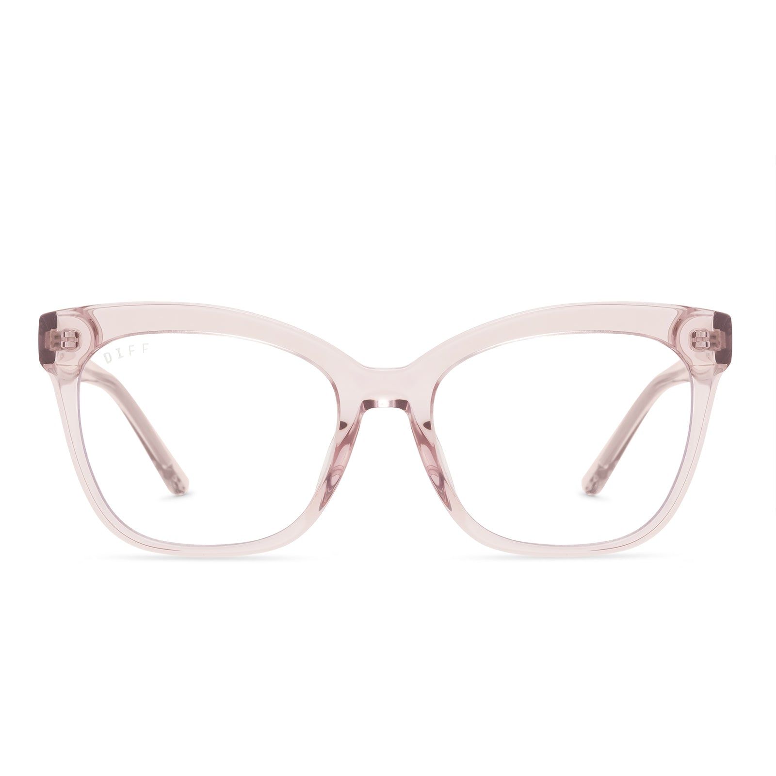 JESSIE JAMES DECKER - WINSTON + LIGHT PINK CRYSTAL + BLUE LIGHT TECHNOLOGY sold by Diff Eyewear
