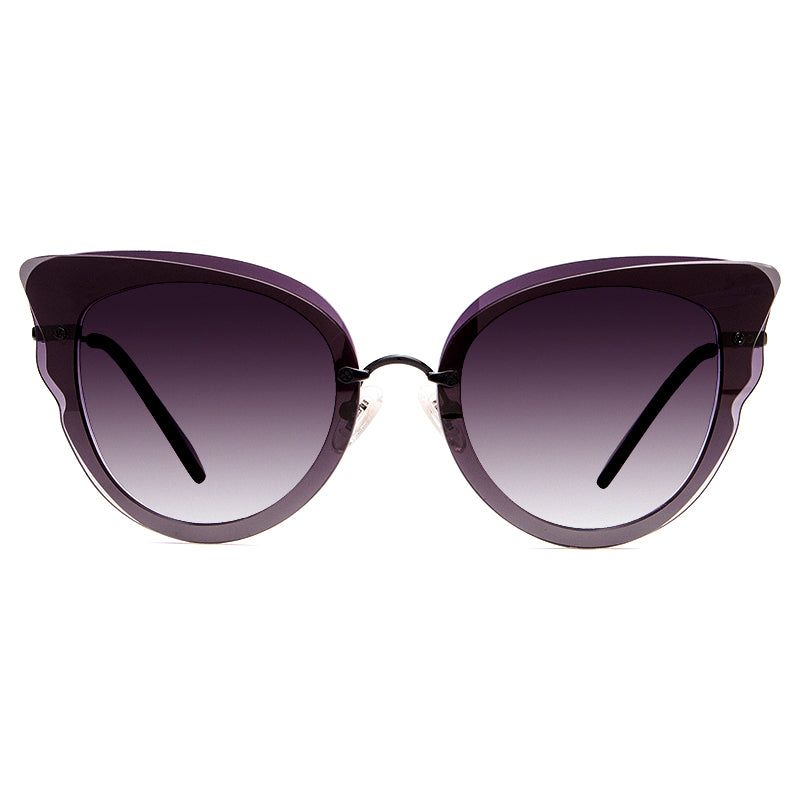 DELILAH - BLACK + GREY GRADIENT SUNGLASSES sold by Diff Eyewear