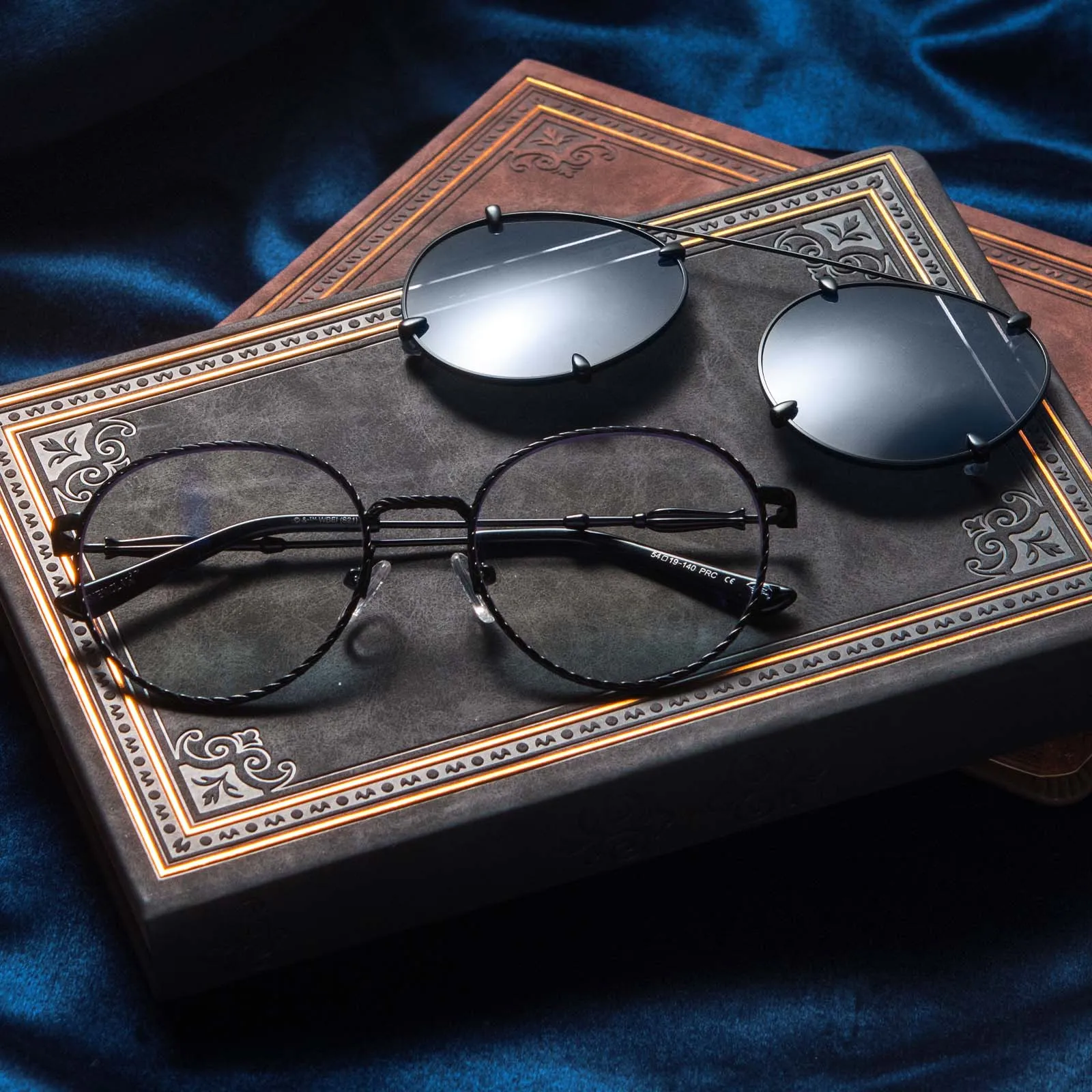 RAVENCLAW™ - SCHOLARLY MATTE BLACK + GLASSES sold by Diff Eyewear product image thumbnail 5