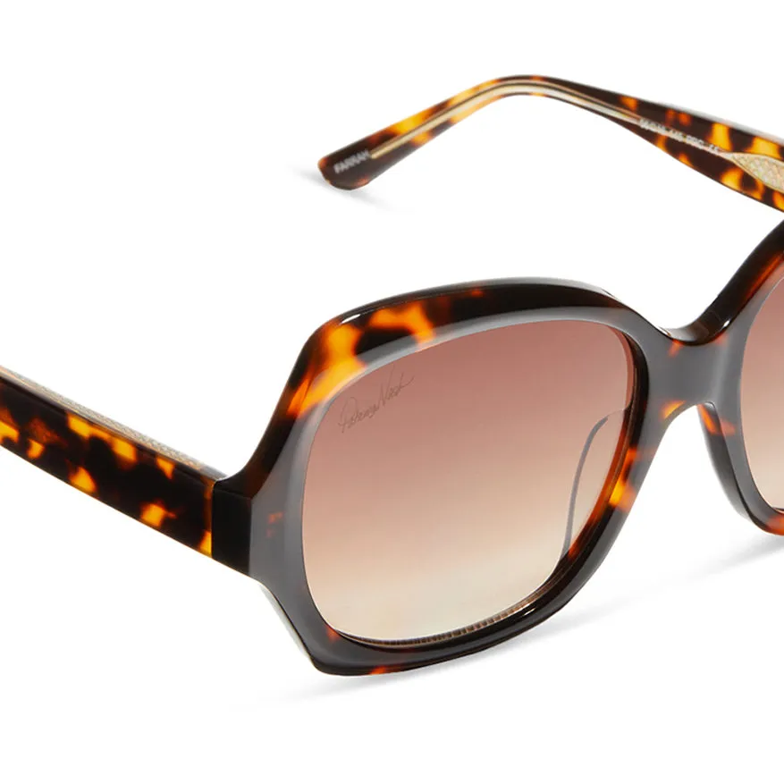 PATRICIA NASH - FARRAH + TORTOISE + BROWN GRADIENT SUNGLASSES sold by Diff Eyewear product image thumbnail 4