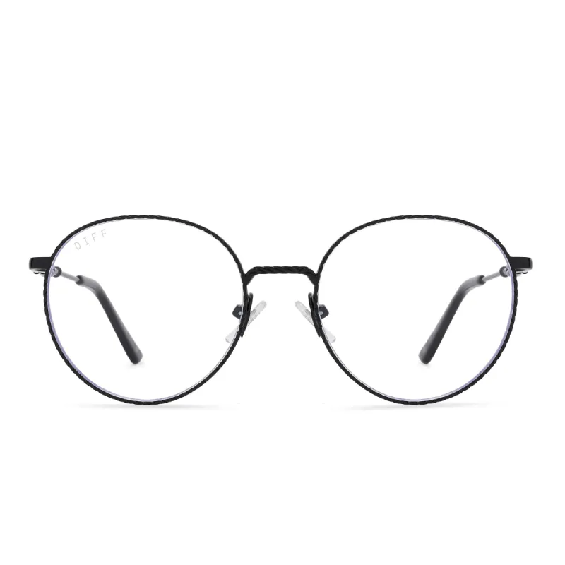 RAVENCLAW™ - SCHOLARLY MATTE BLACK + GLASSES made by Diff Eyewear