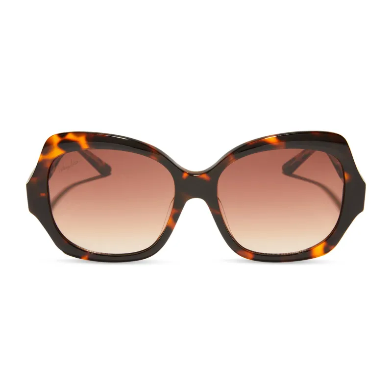 PATRICIA NASH - FARRAH + TORTOISE + BROWN GRADIENT SUNGLASSES sold by Diff Eyewear