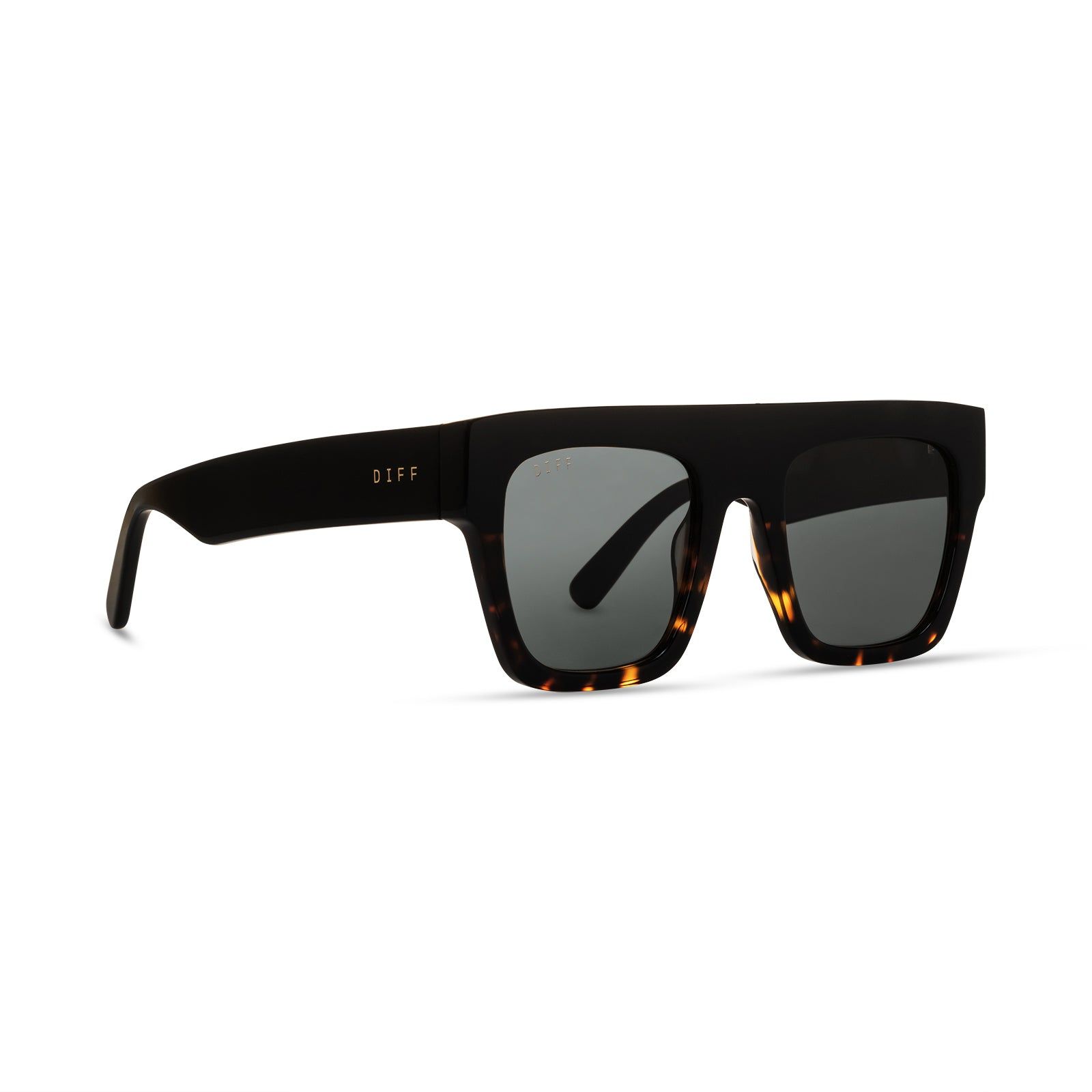 KYLEN - BLACK TORTOISE + GREY SUNGLASSES sold by Diff Eyewear product image thumbnail 2
