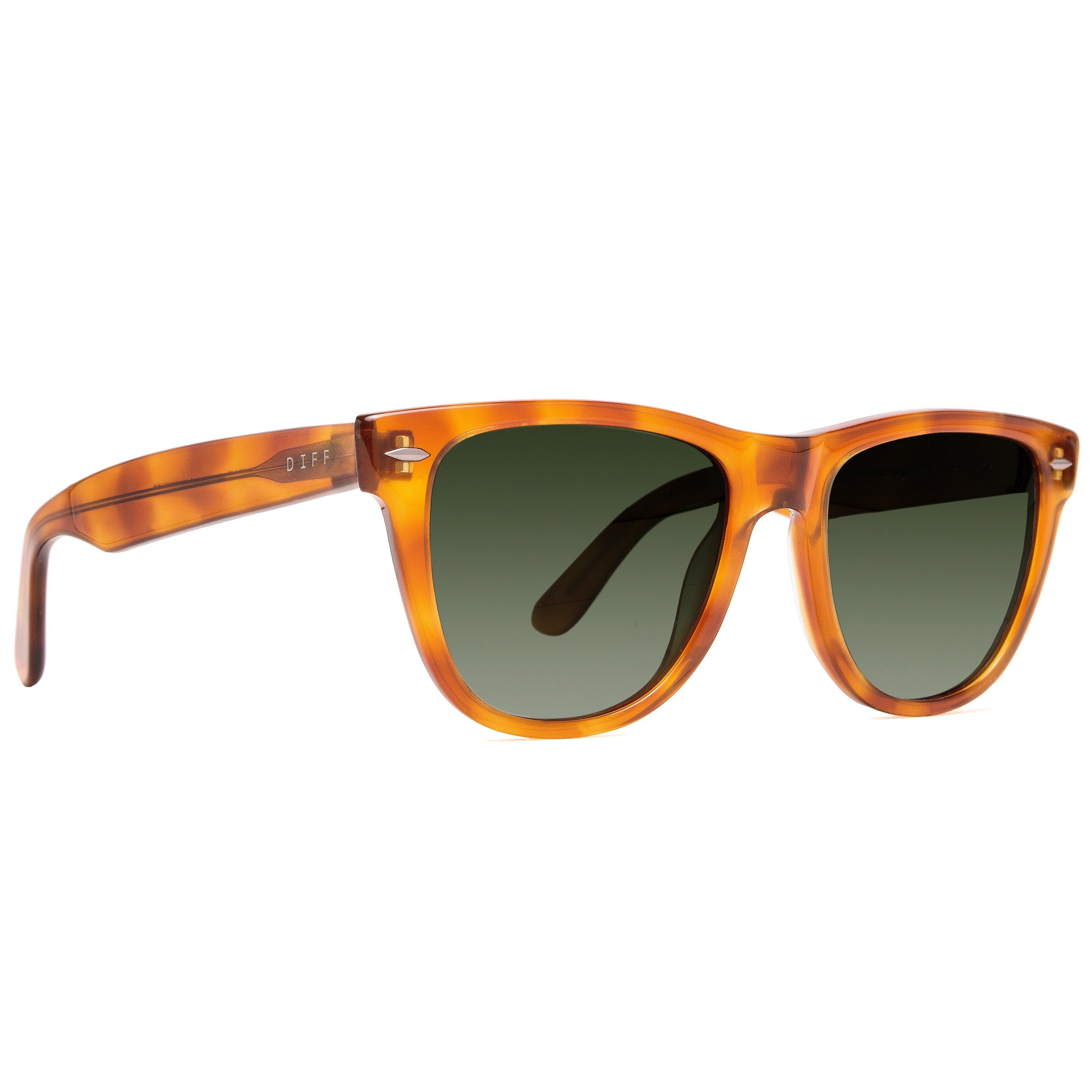 KOTA - HONEY TORTOISE + G15 GRADIENT + POLARIZED SUNGLASSES sold by Diff Eyewear product image thumbnail 2