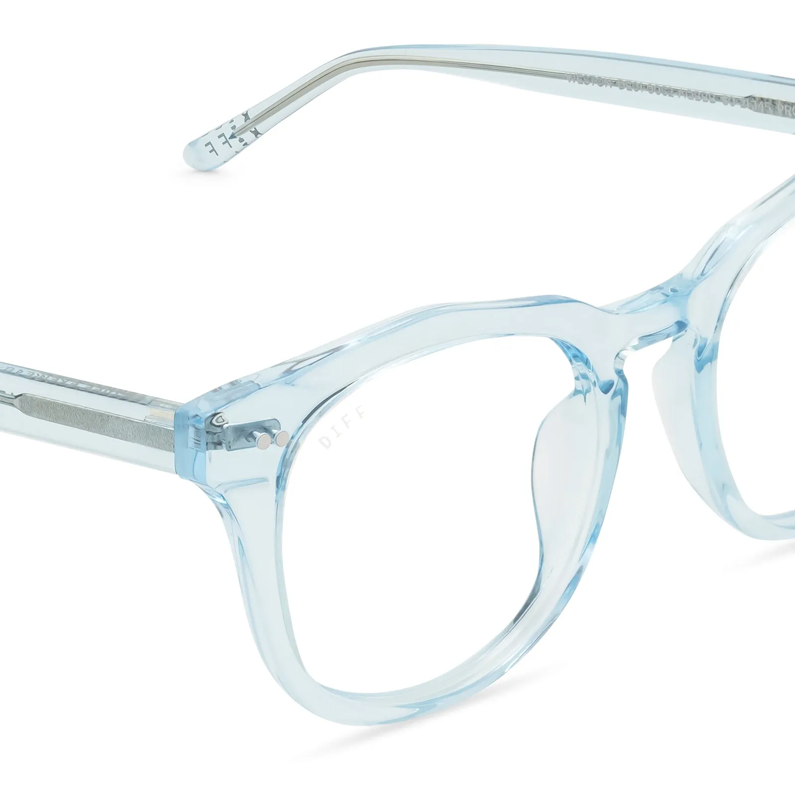 WESTON - AQUA SEA CRYSTAL + BLUE LIGHT TECHNOLOGY GLASSES sold by Diff Eyewear product image thumbnail 3