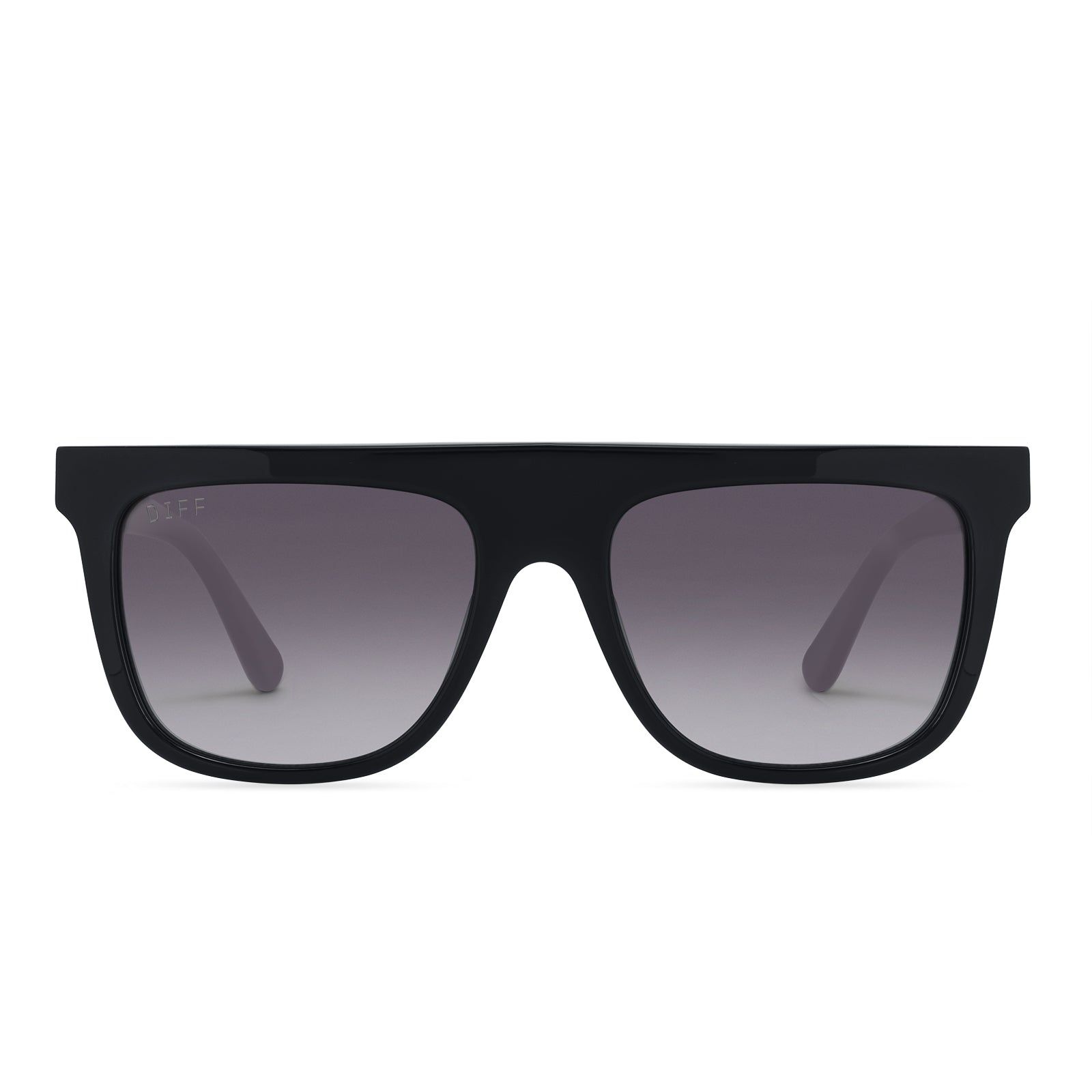STEVIE - BLACK + GREY GRADIENT + POLARIZED SUNGLASSES sold by Diff Eyewear